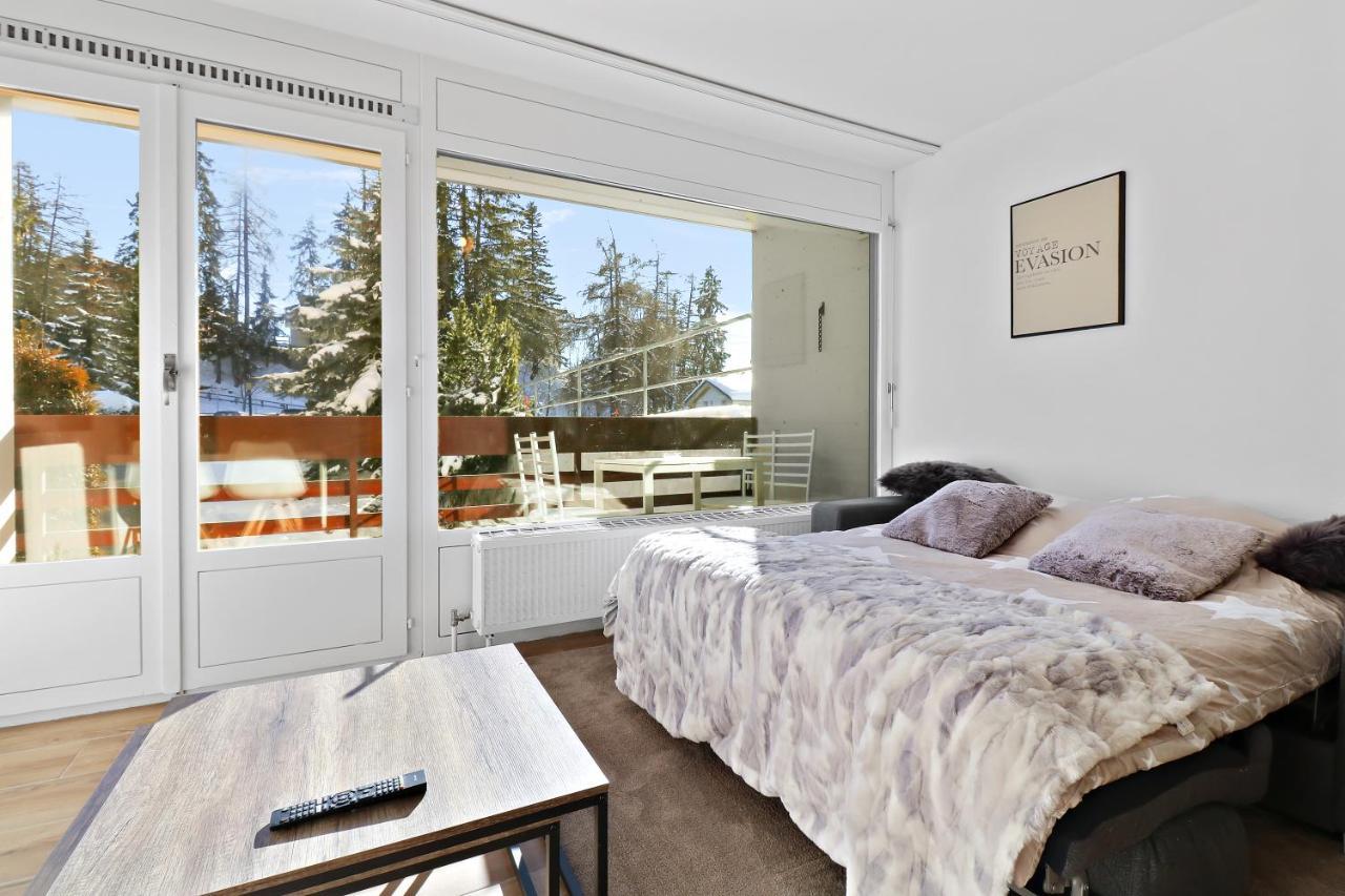 Appartement Cosy Et Renove Au Coeur De La Station كرانز مونتانا المظهر الخارجي الصورة